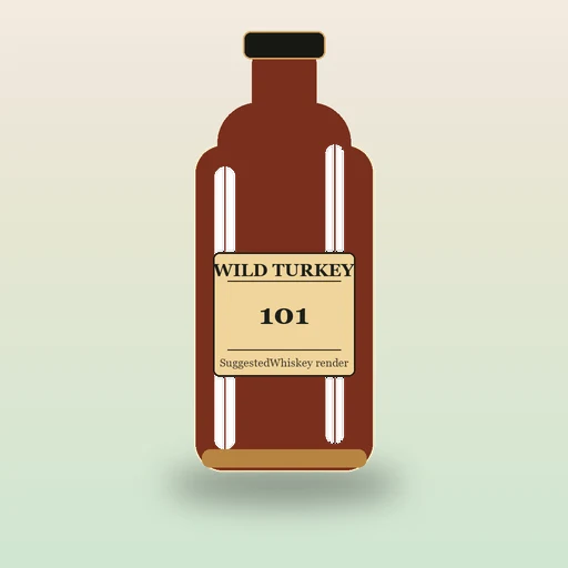 Wild Turkey 101 Kentucky Straight Bourbon bottle