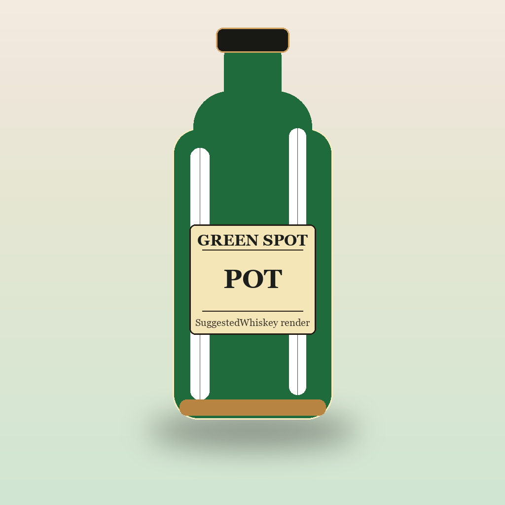 Green Spot Single Pot Still Irish Whiskey bottle