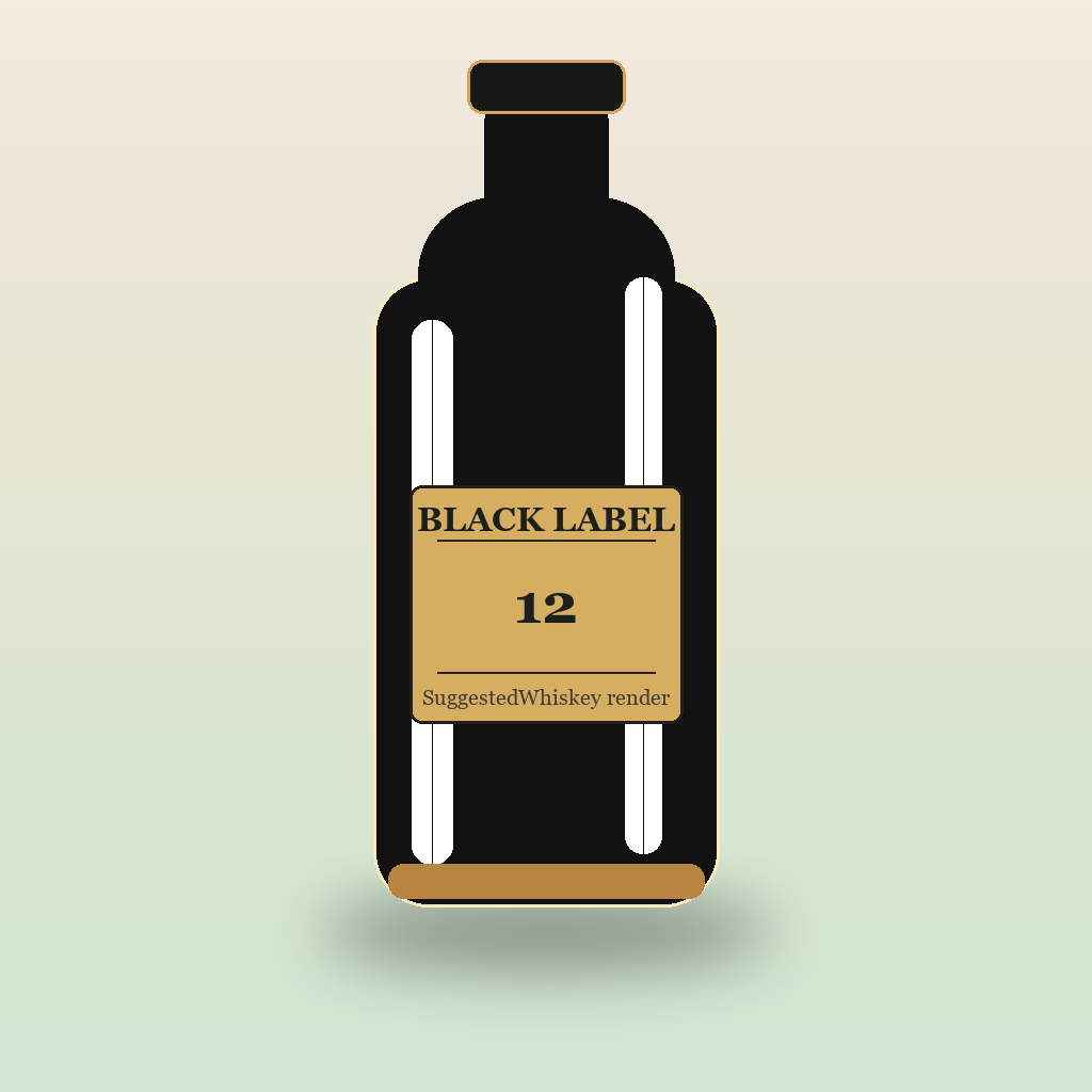 Johnnie Walker Black Label 12 Year Old bottle