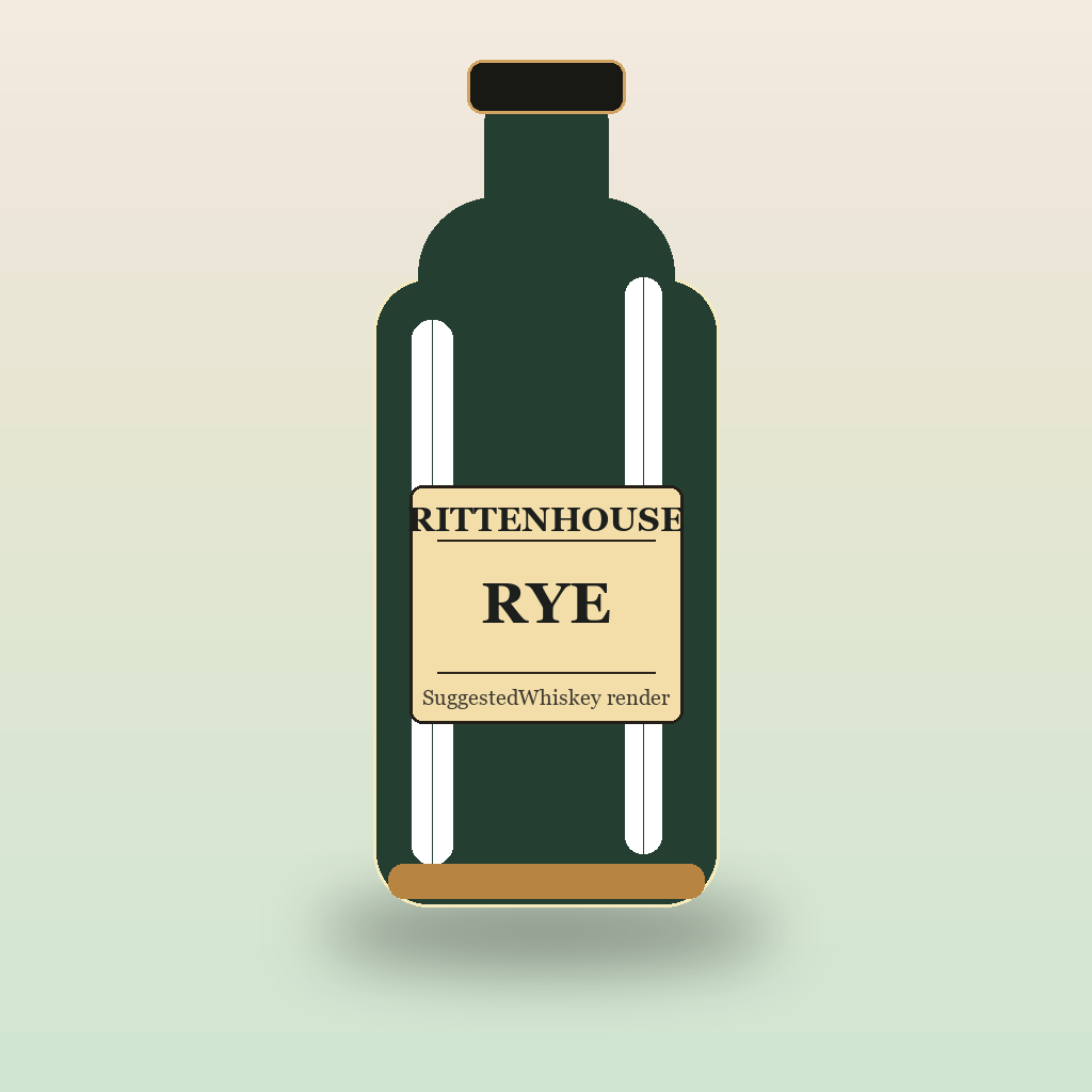 Rittenhouse Rye Bottled-in-Bond bottle