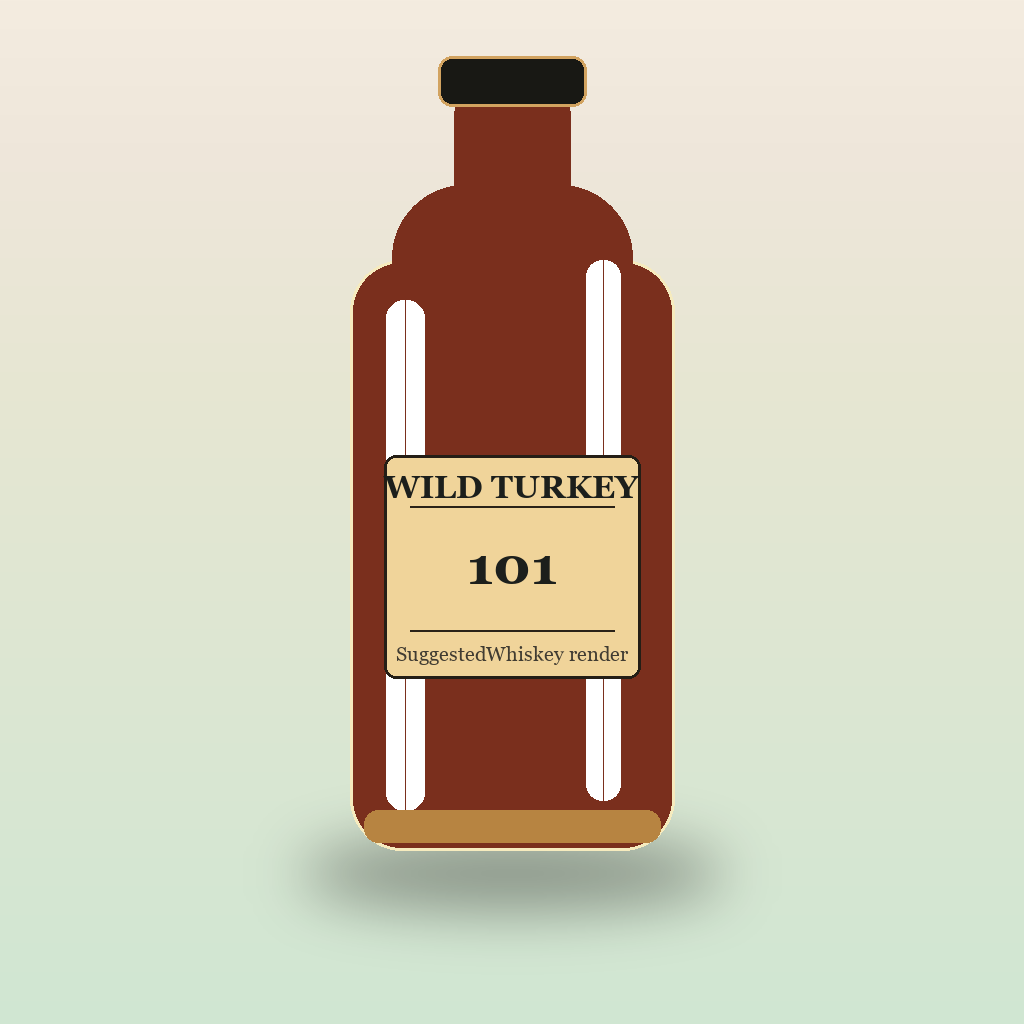 Wild Turkey 101 Kentucky Straight Bourbon bottle